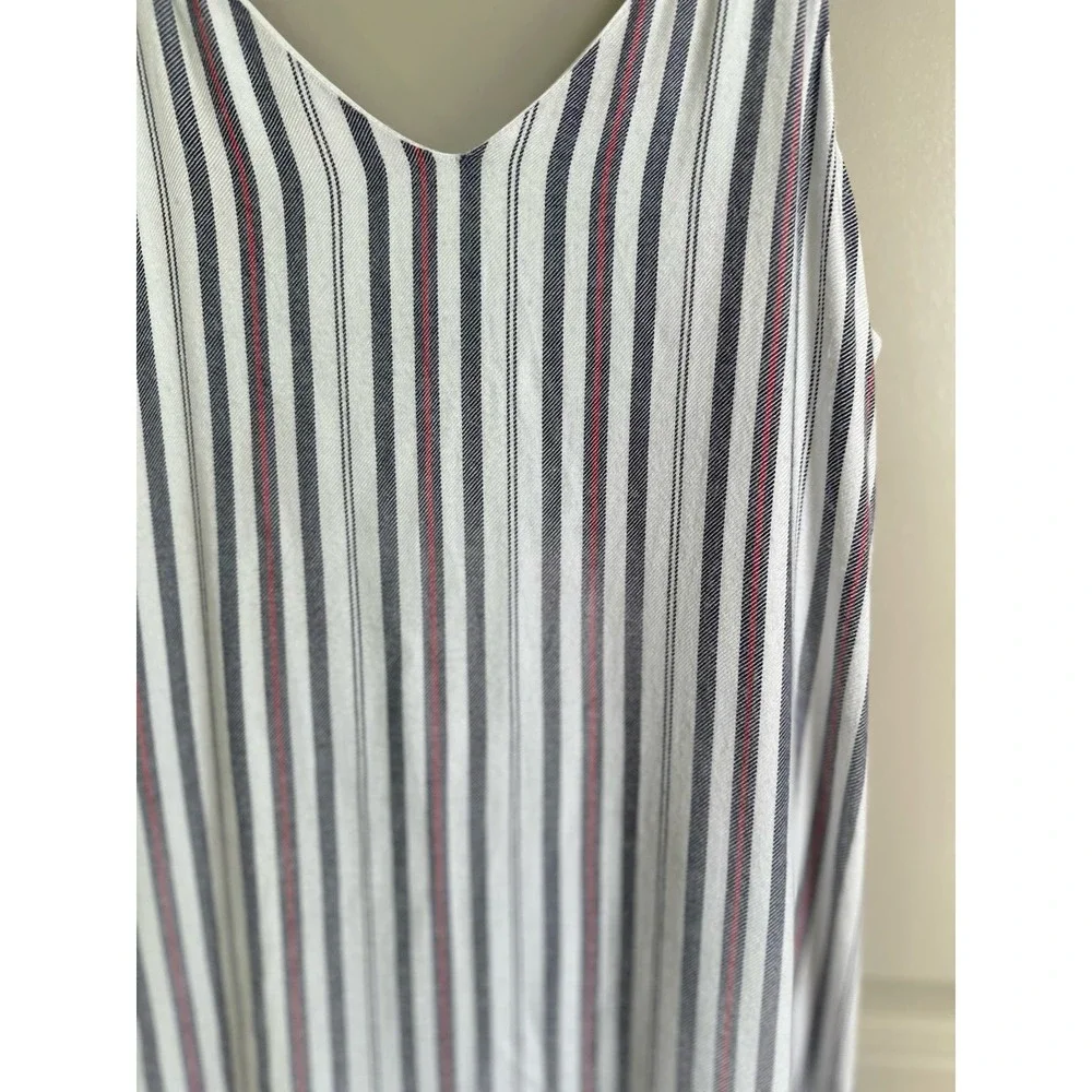 Doe & Rae Beachy Stripe Sleeveless Maxi Dress Sz. Small - Picture 7 of 9